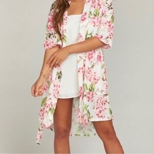 Show Me Your MuMu‎ Garden of Bloom Floral Robe O/S